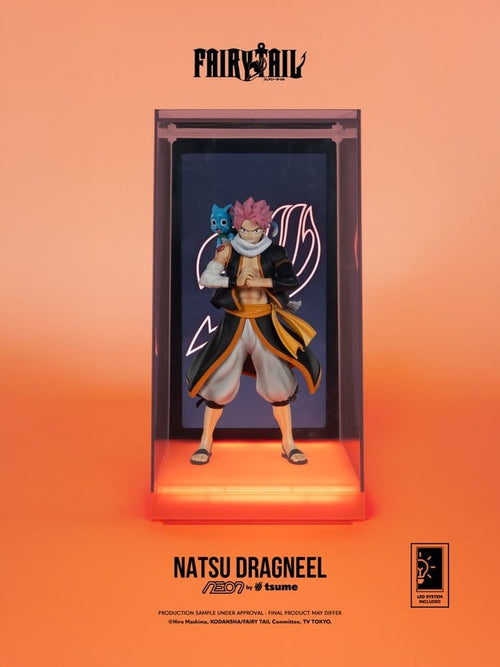 Fairy Tail Neon Figura 1/9 Natsu Dragneel 25 cm   Tsume