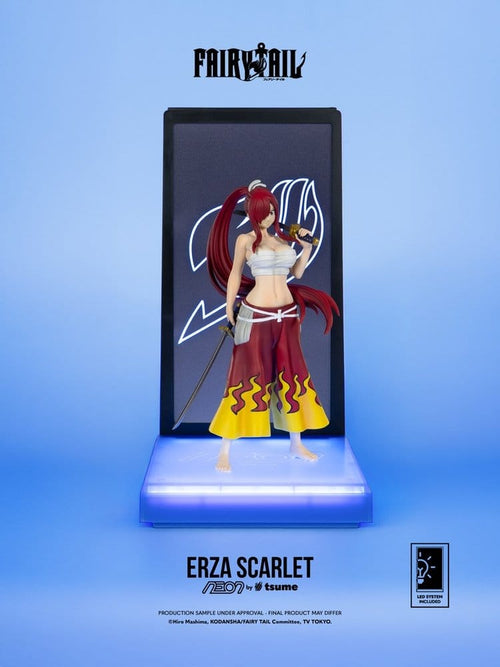 Fairy Tail Neon Figura 1/9 Erza Scarlet 25 cm   Tsume