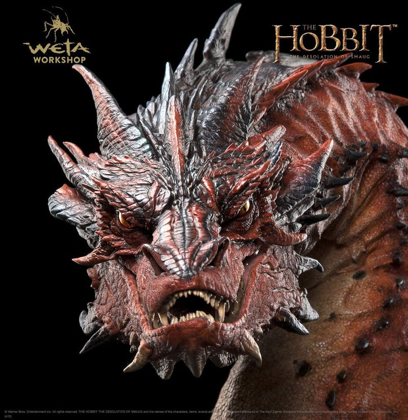 El Hobbit La desolación de Smaug Busto Smaug 36 cm   Weta Workshop