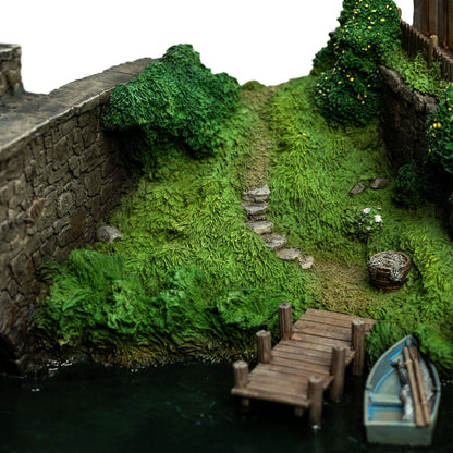 El hobbit: un viaje inesperado Diorama Hobbiton Mill & Bridge 31 x 17 cm  