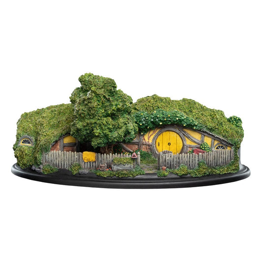 Trilogía de El hobbit Estatua Hobbit Hole -25 Gandalf's Cutting 14 cm